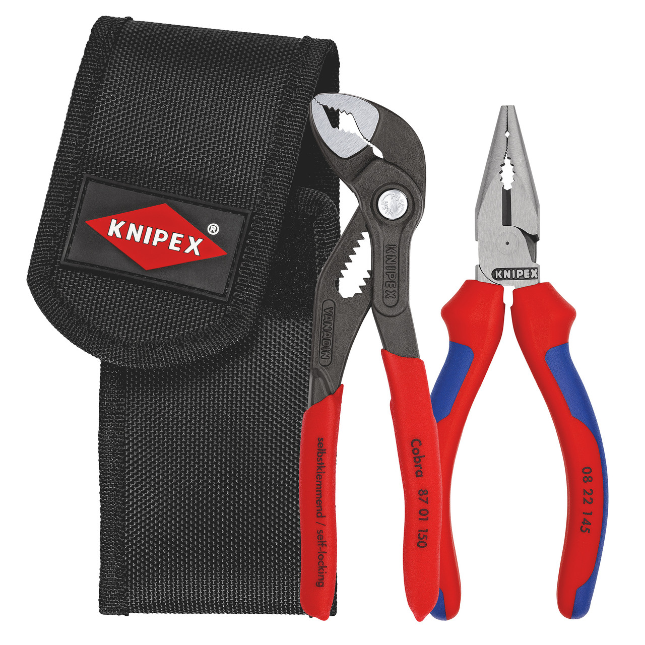 Knipex 002072V06 Mini Plier Set with Pouch