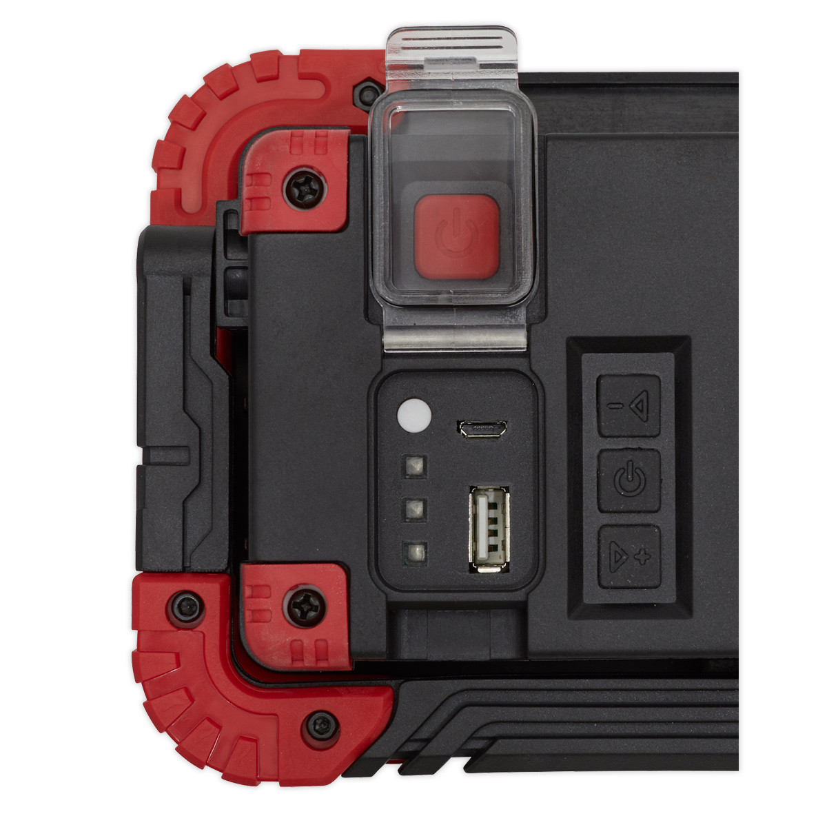 Sealey LED100WS 20W COB LED Rechargeable Floodlight with Wireless Speakers & Power Bank