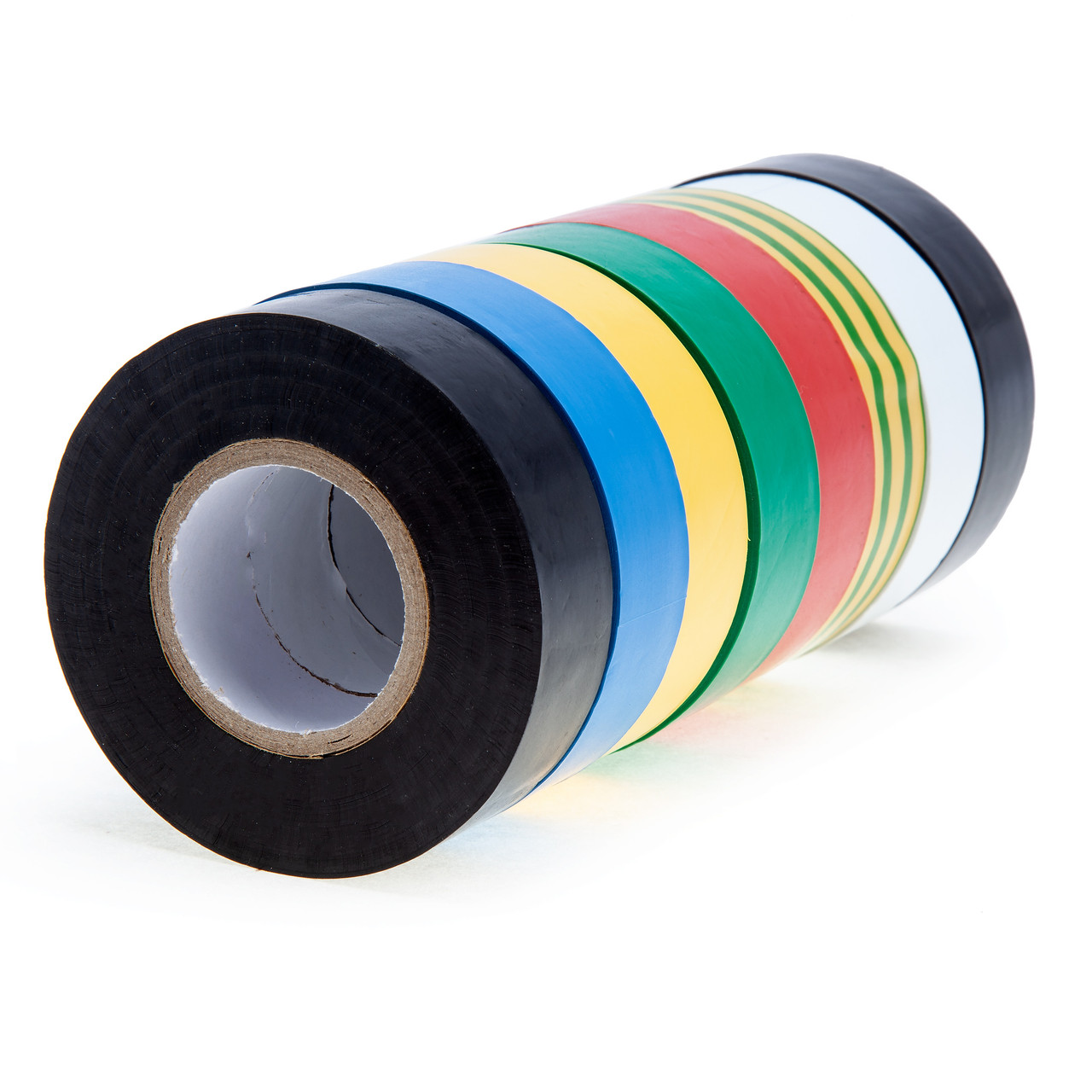 Ultratape 00351920ASST8 Assorted PVC Electrical Insulation Tape 19mm × 20m (Pack of 8)