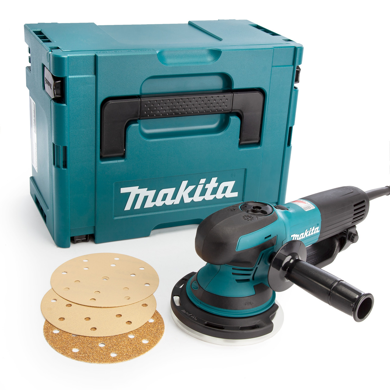 Makita BO6050J2 750W Random Orbital Sander 150mm