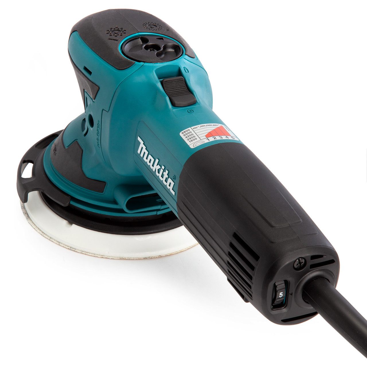 Makita BO6050J2 750W Random Orbital Sander 150mm