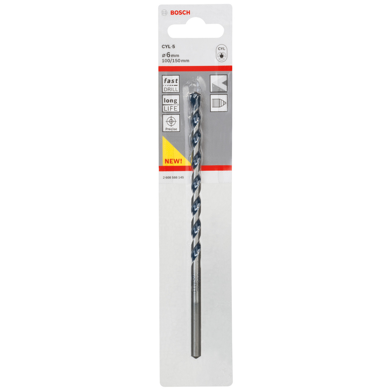 Bosch 2608588145 CYL-5 Concrete Drill Bit 6 × 100mm