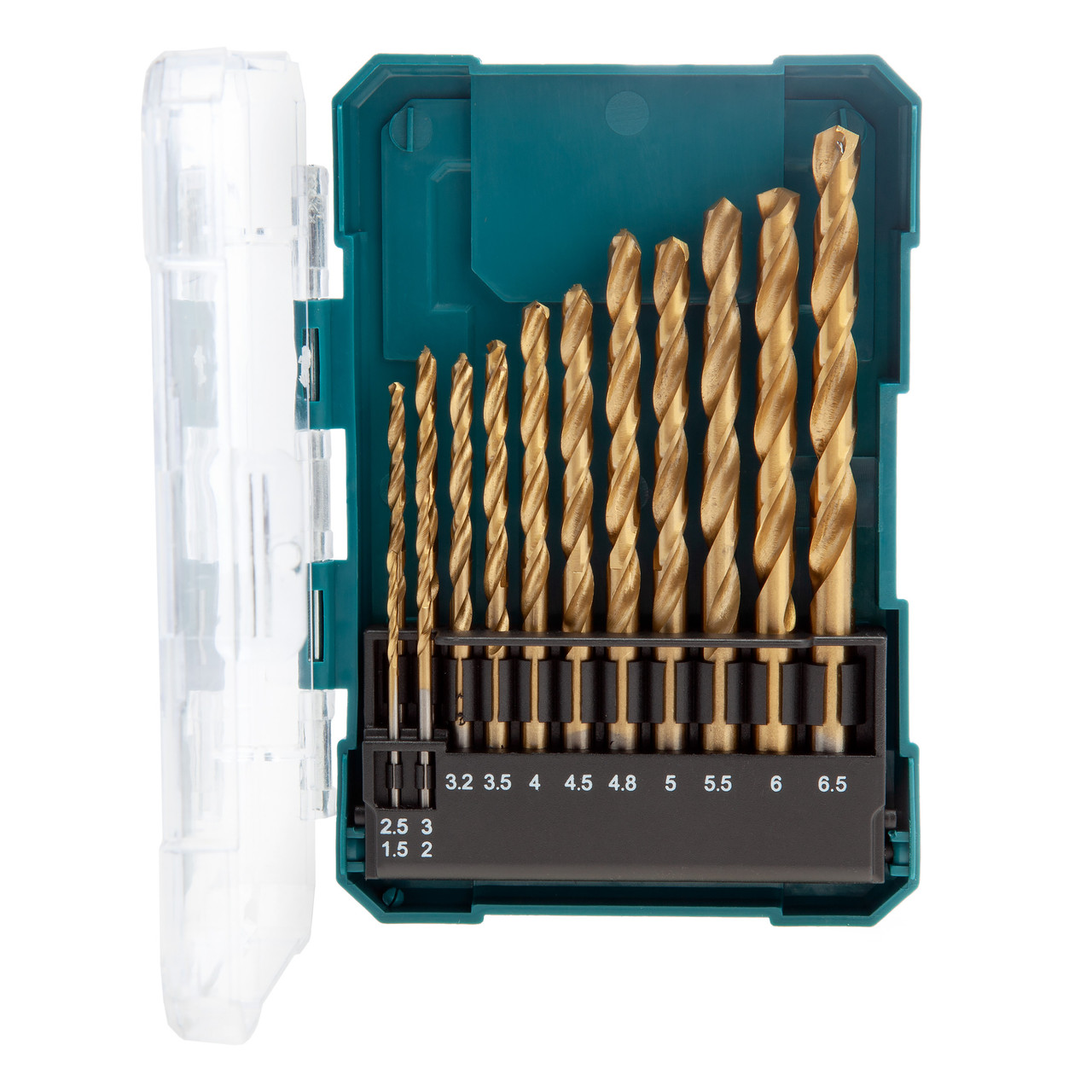 Makita D72855 HSS TiN Metal Drill Bit Set 13 Piece