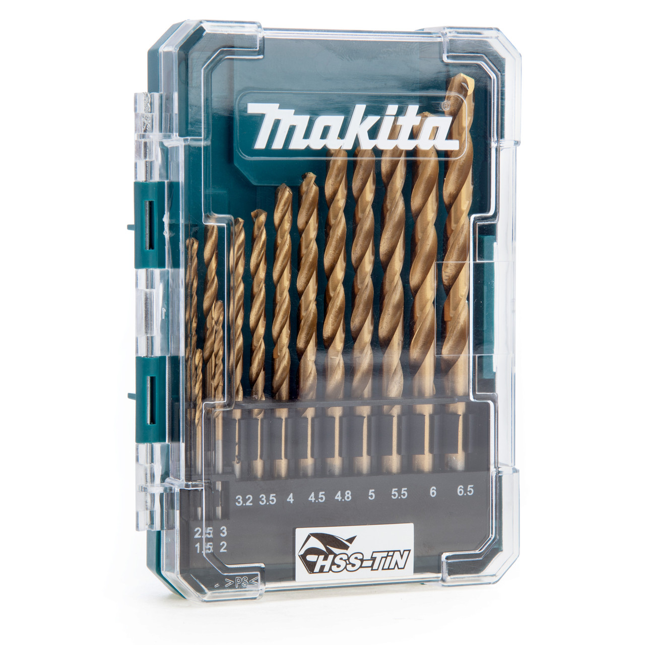 Makita D72855 HSS TiN Metal Drill Bit Set 13 Piece