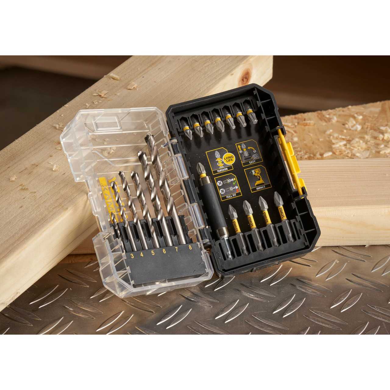 Stanley STA88554XJ 19 Piece Metal Impact Driving Set