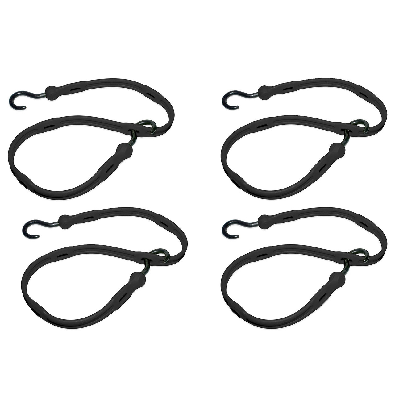The Perfect Bungee AS36BK4PKBXST 36" Bungee Cords Black Pack of 4