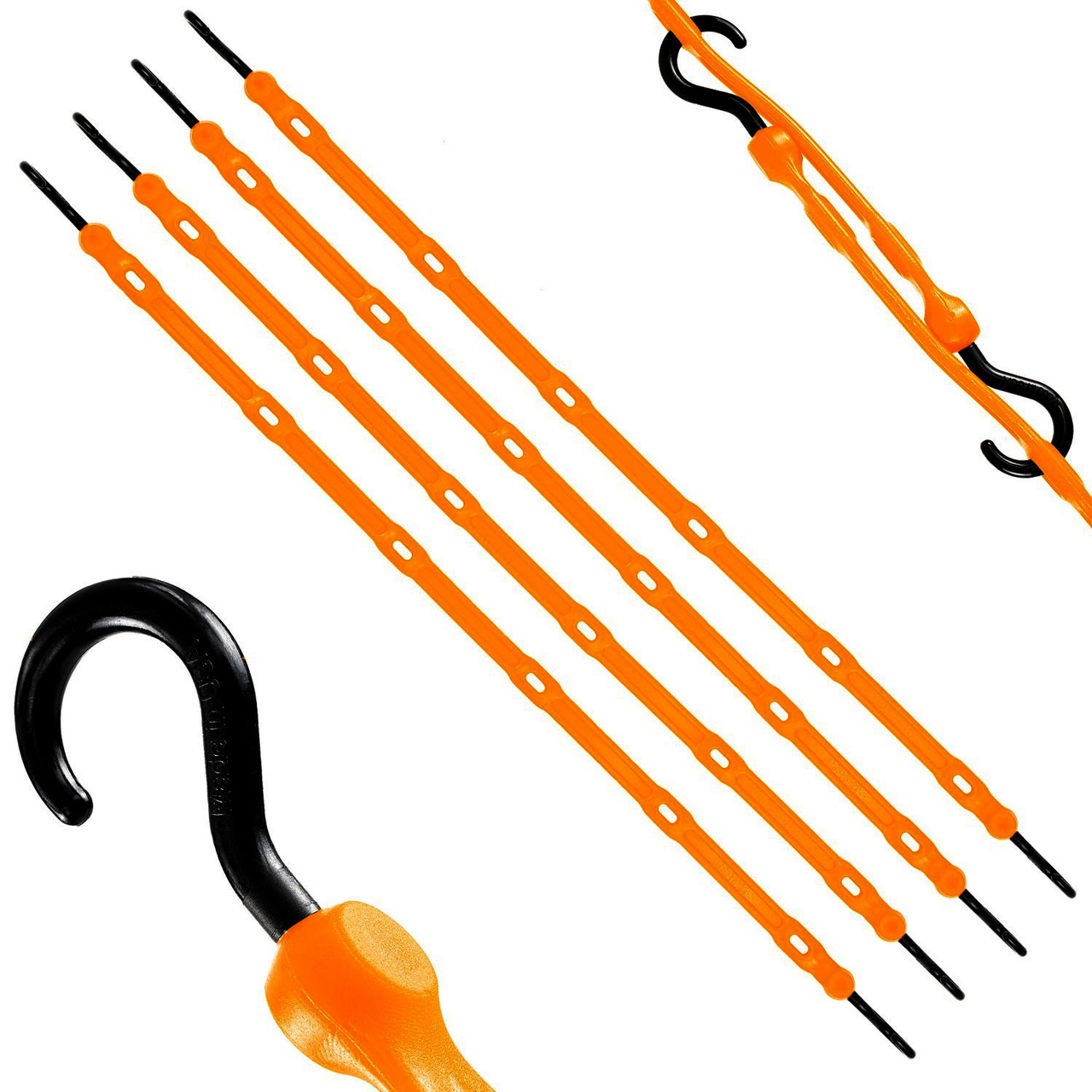 The Perfect Bungee AS36NG4PKBXST 36" Bungee Cords (Pack of 4)