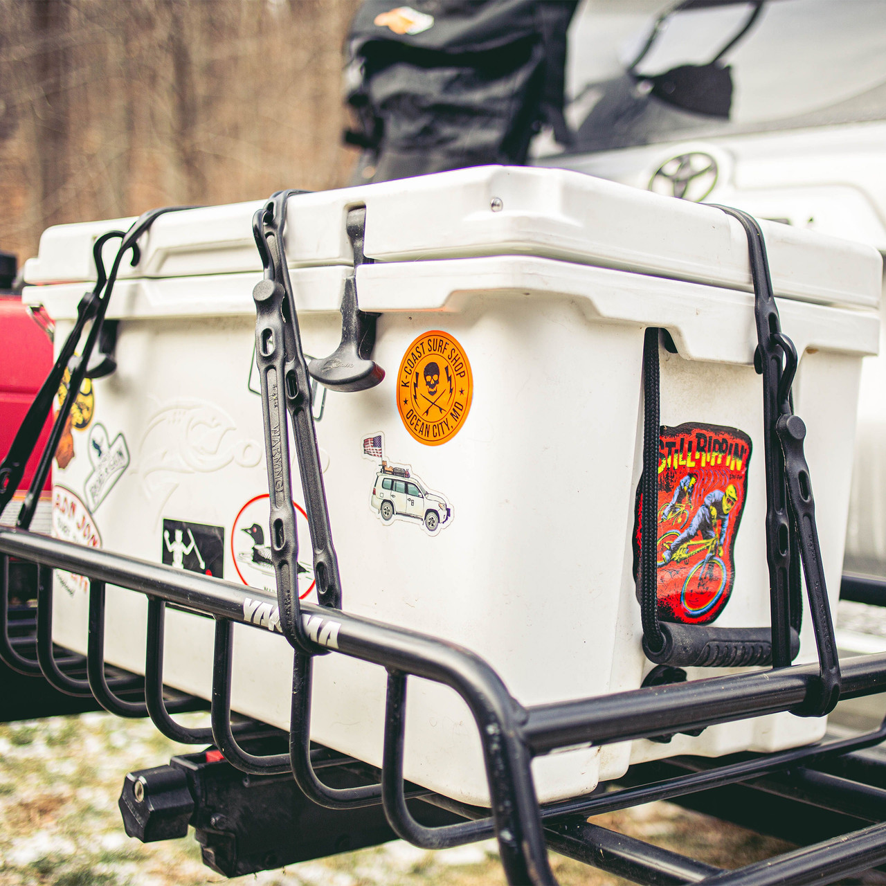 The Perfect Bungee FW366BL Adjustable 6-Strap Flex-Web Bungee Blue