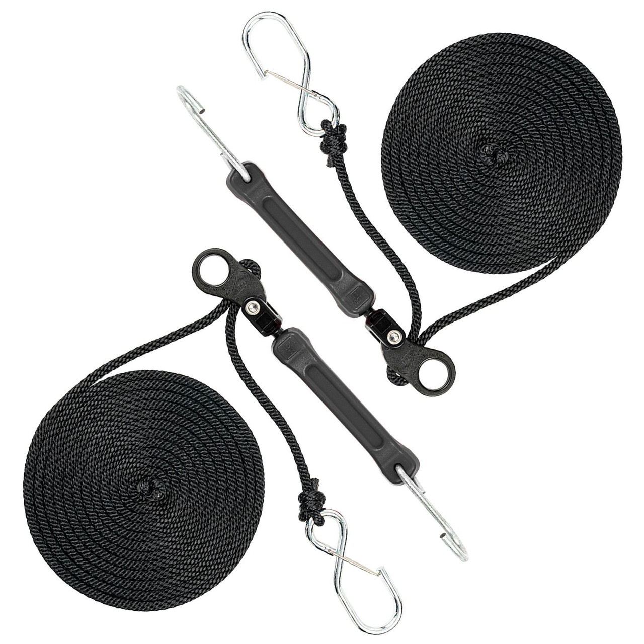 The Perfect Bungee PTDBK2PK Tie Down Straps Black 3.65m (Pack of 2)