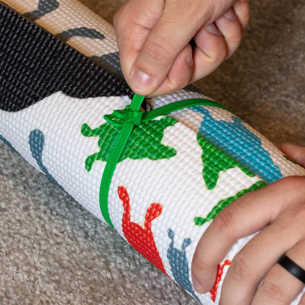 Retyz EVTS10BKTA 254mm Cable Ties with 100 Pack