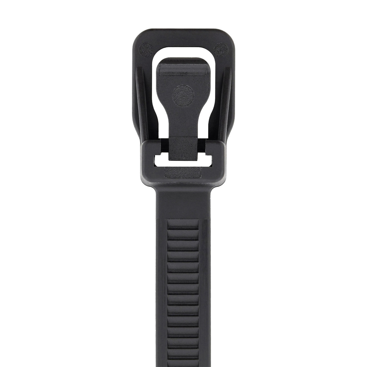 Retyz WKTS24BKTA 600mm/24in Reusable Cable Ties Black Pack of 100