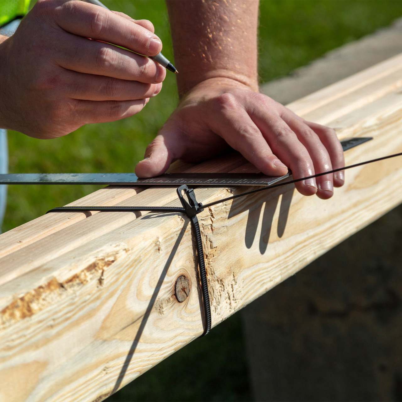 Retyz WKTS24BKTA 600mm/24in Reusable Cable Ties Black Pack of 100