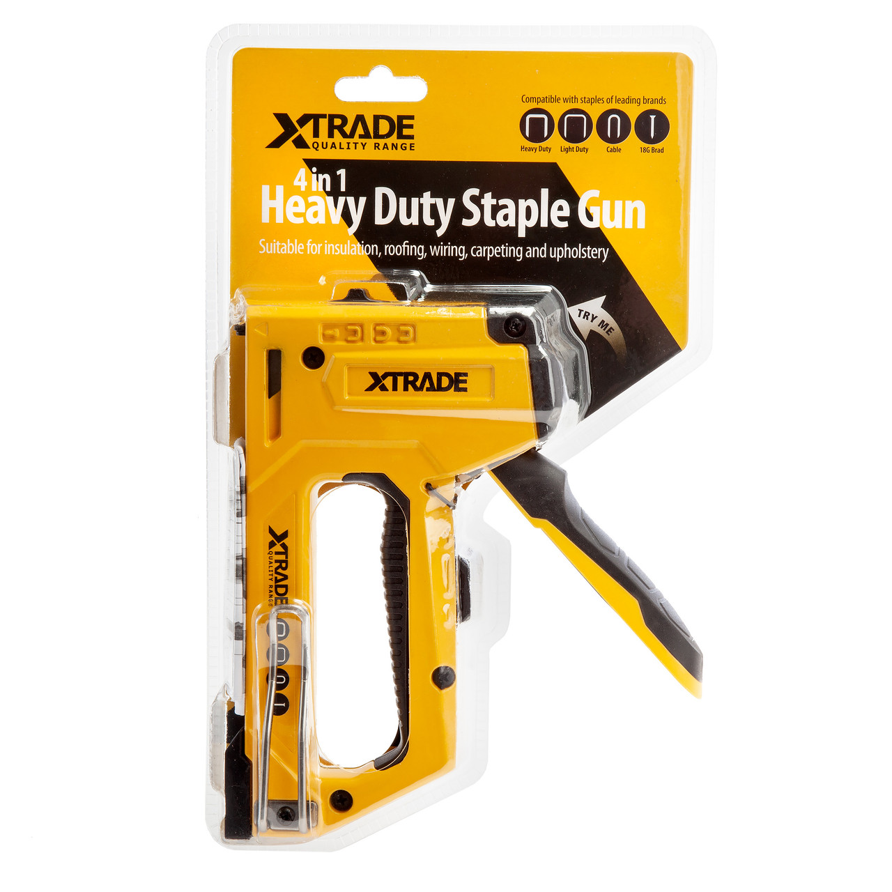 Xtrade X0900073 4-in-1 Heavy-Duty Staple Gun