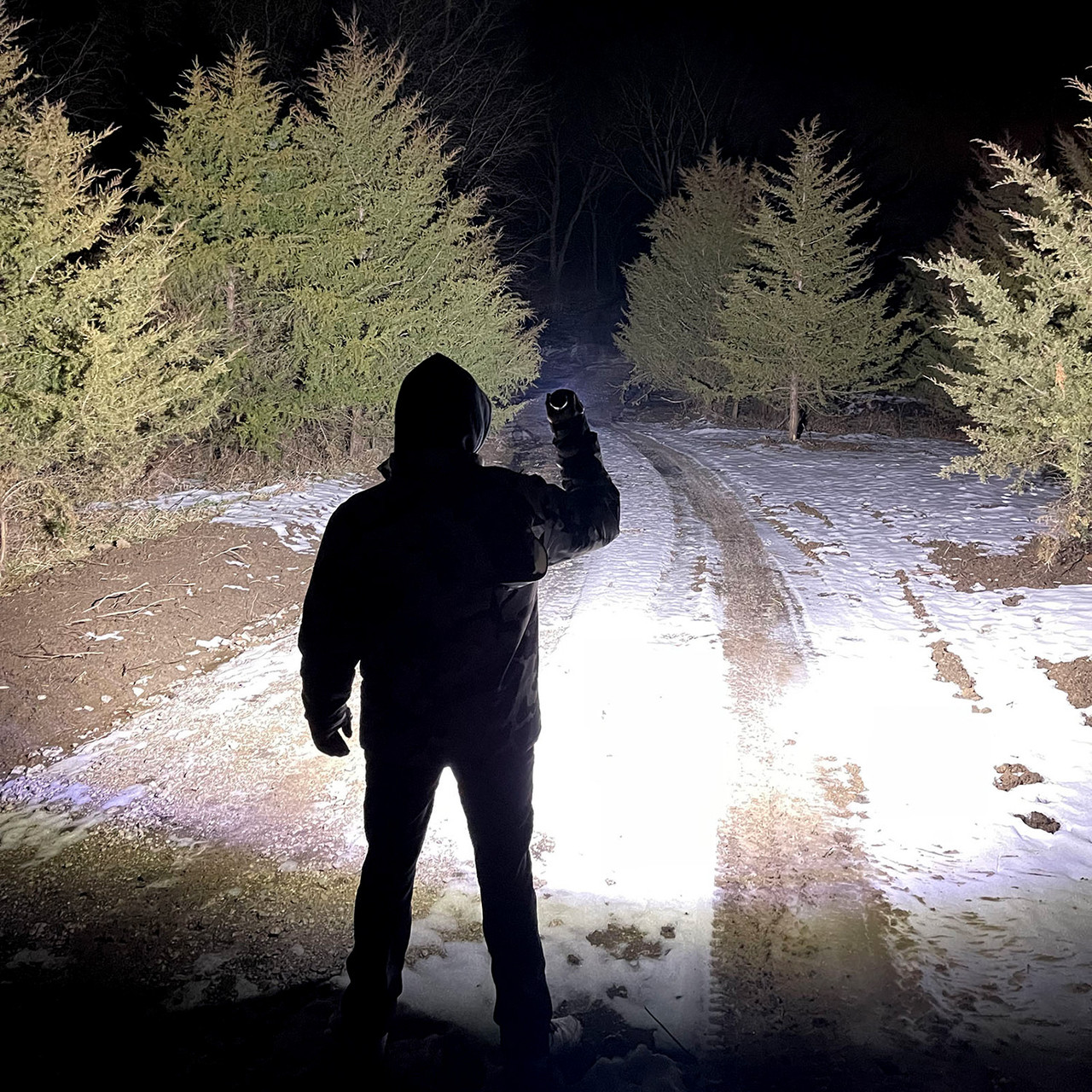 Litezall 25478 Kolossus Rechargeable Tactical Torch with Power Bank 15,000 Lumens