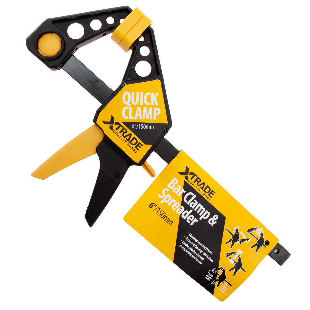 Xtrade X0900070 6" / 150mm Bar Clamp & Spreader