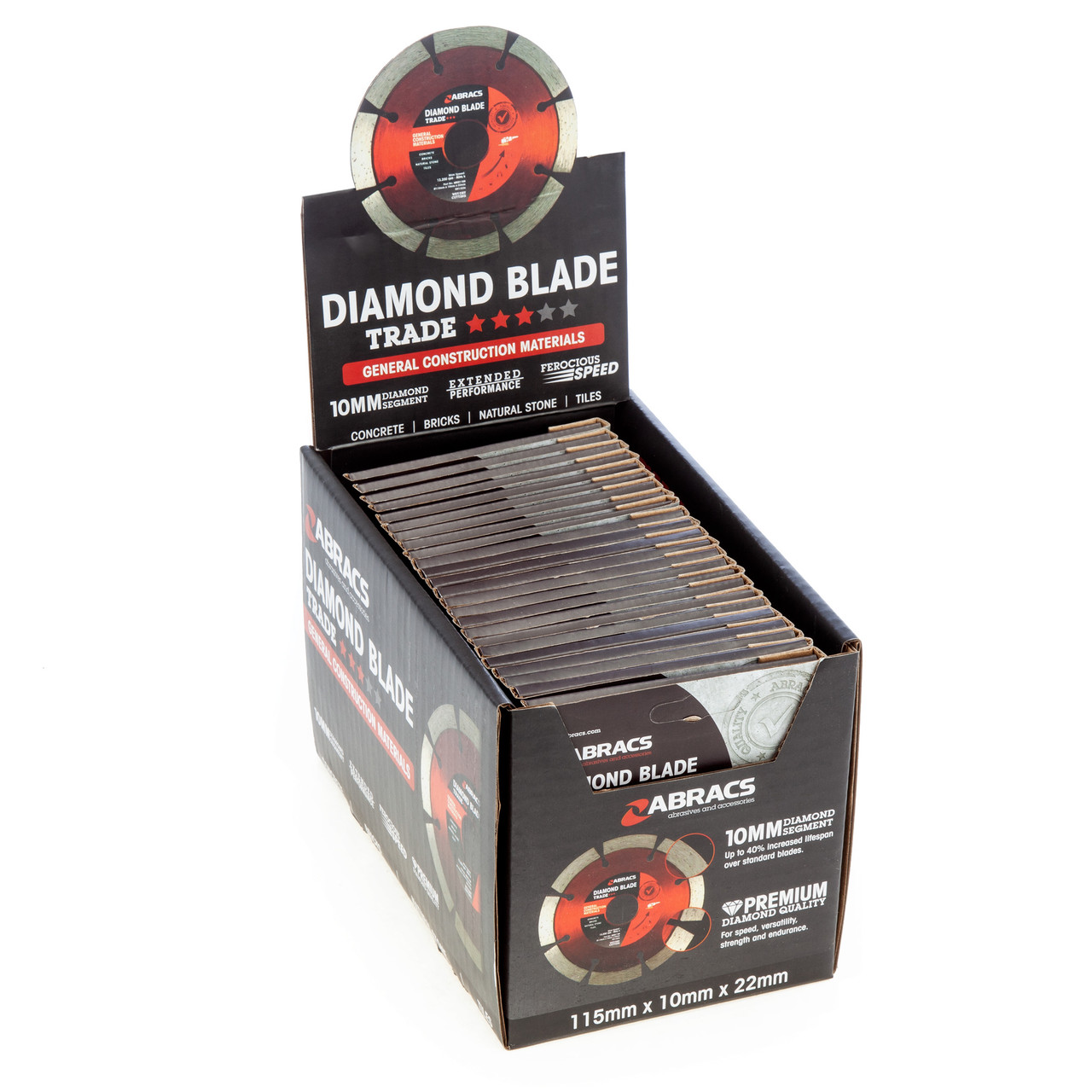 Abracs ABDD115M 115 × 10 × 22mm General Purpose Diamond Blade