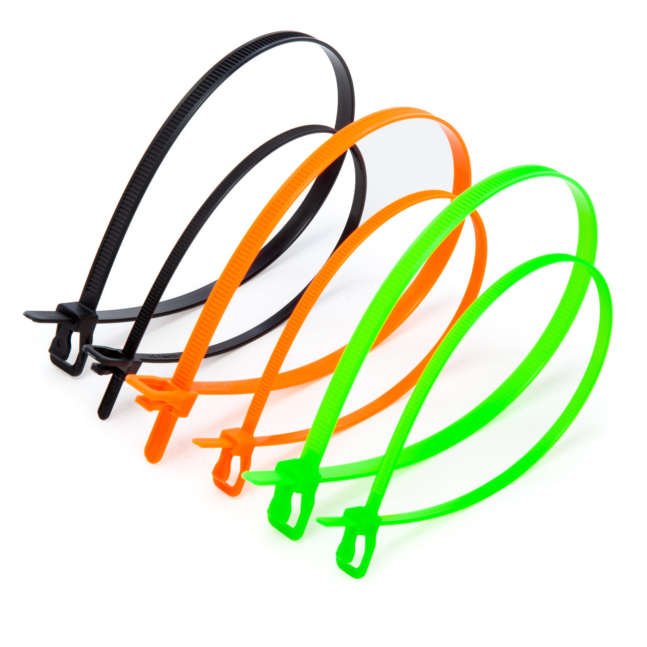 Retyz MBA02OA Reusable Cable Ties Pack of 45