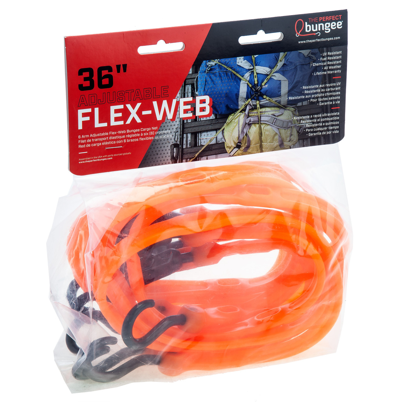 The Perfect Bungee FW366NG 3.65m Adjustable Flex-Web Bungee