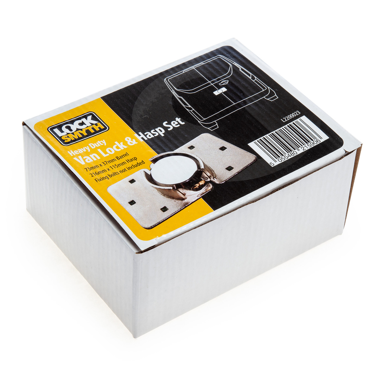 Locksmyth L2200023 Heavy-Duty Van Lock & Hasp Set