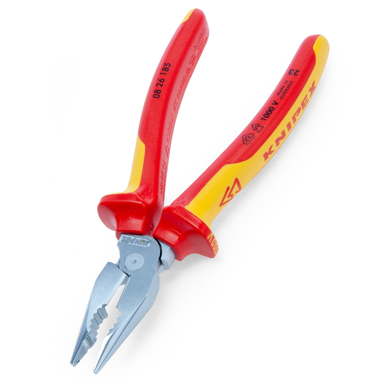 Knipex 0826185 VDE Needle-Nose Combination Pliers 185mm