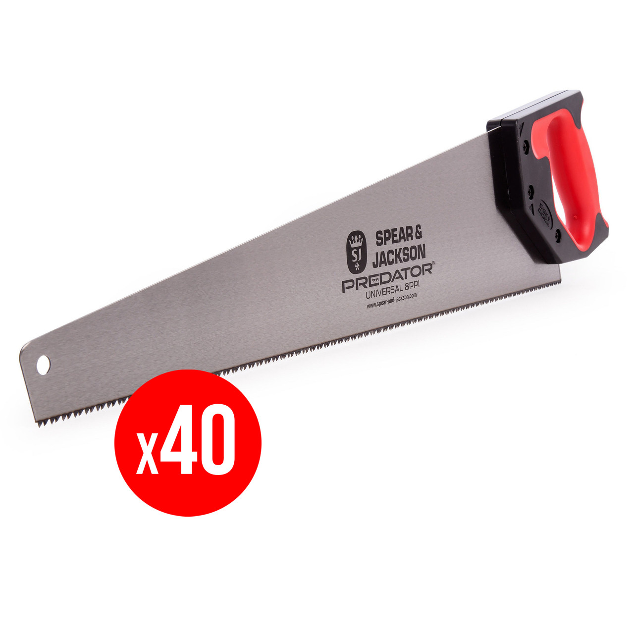 Spear & Jackson PREDMER40B9822 Predator Universal Hand Saw 22"