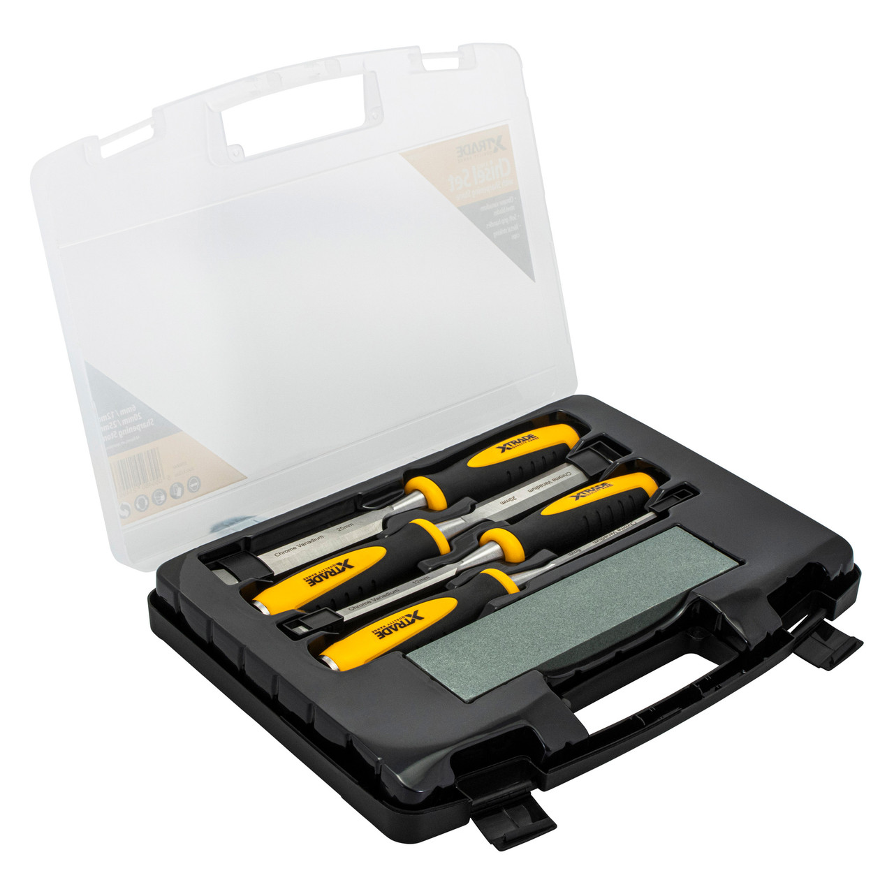Xtrade X0900044 Chisel Set with Sharpening Stone