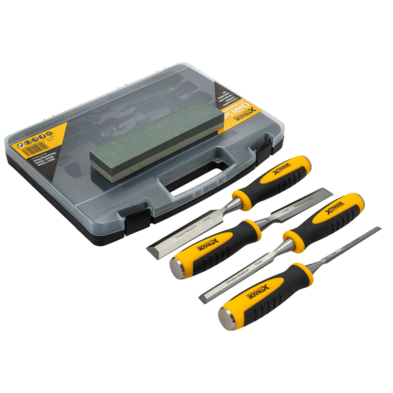 Xtrade X0900044 Chisel Set with Sharpening Stone