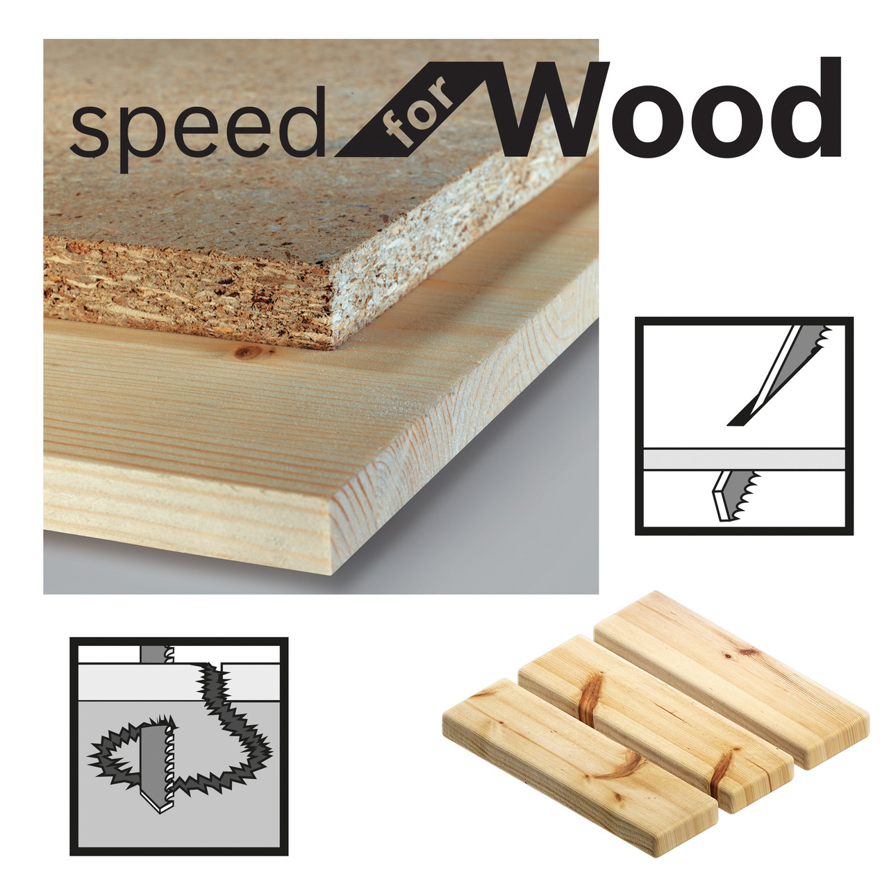 Bosch 2608630058 T244D 100mm Jigsaw Blade for Wood (Pack of 5)