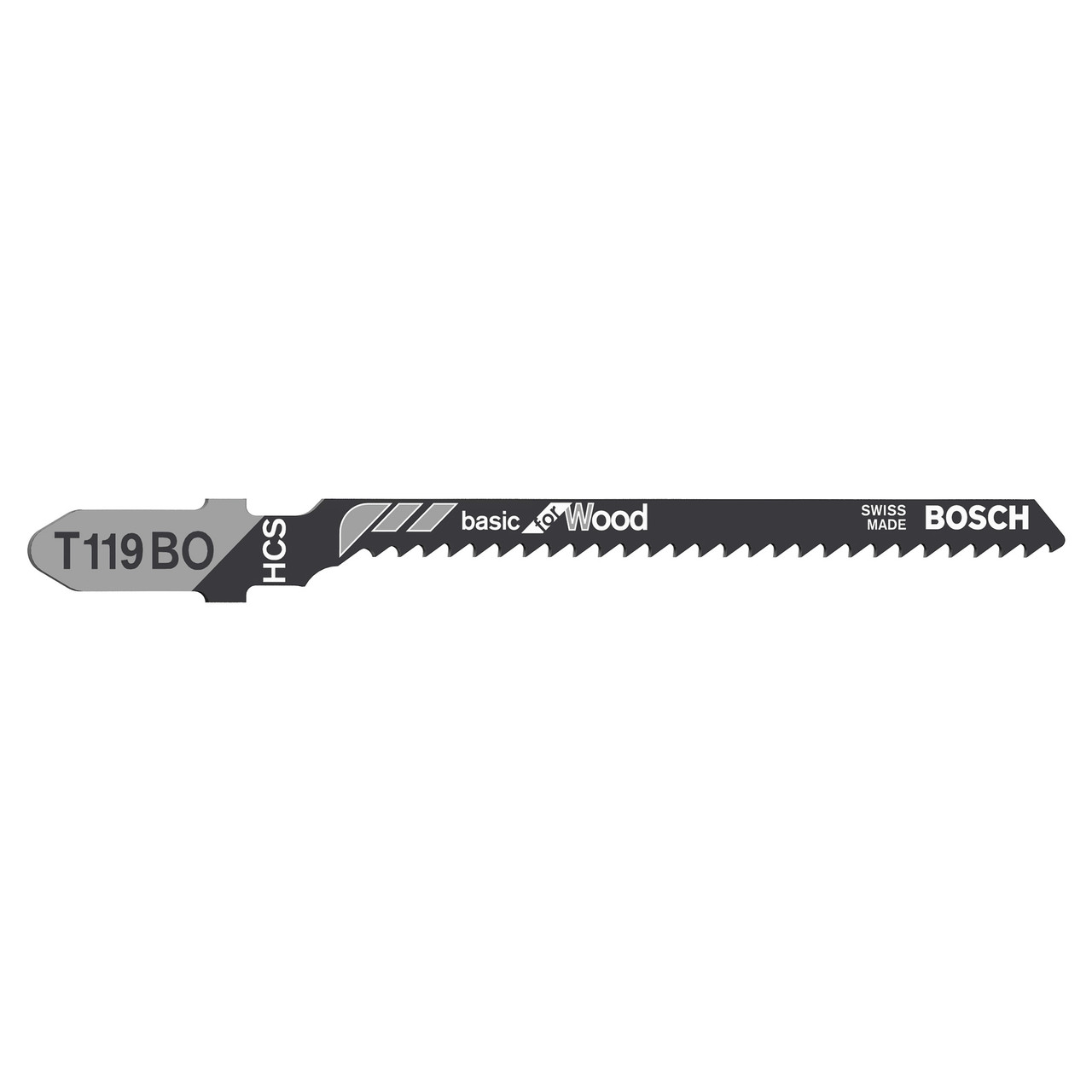 Bosch T119BO 83mm Jigsaw Blade for Wood (Pack of 5)