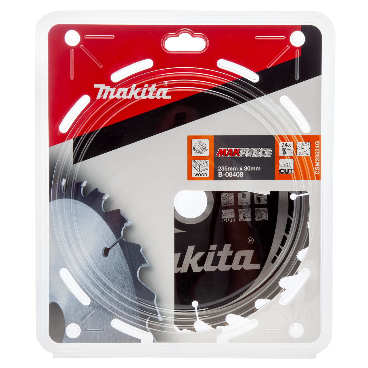 Makita B08408 235 × 30mm × 24T Circular Saw Blade for Wood