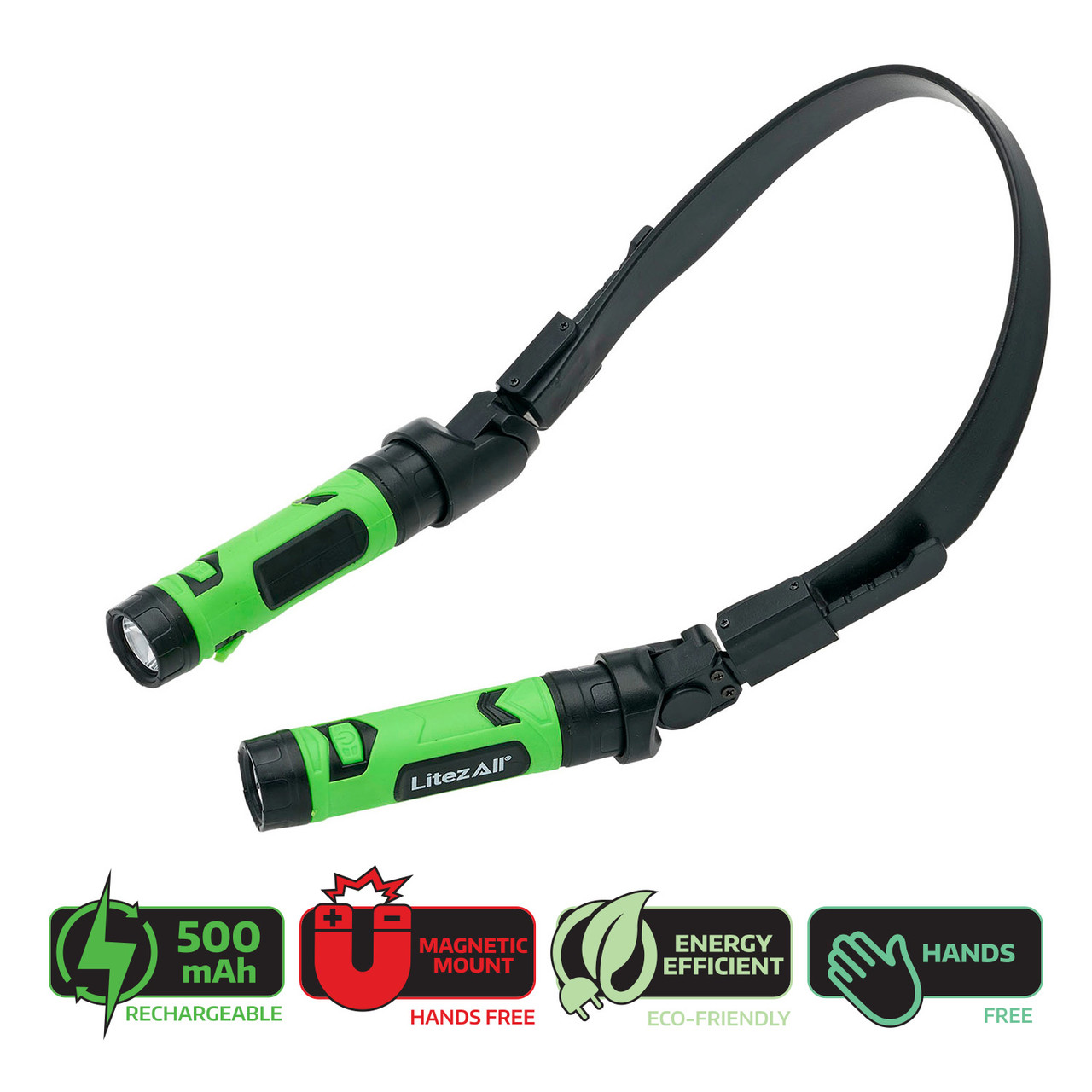 Litezall 25515 Rechargeable Neck Light 100 Lumens