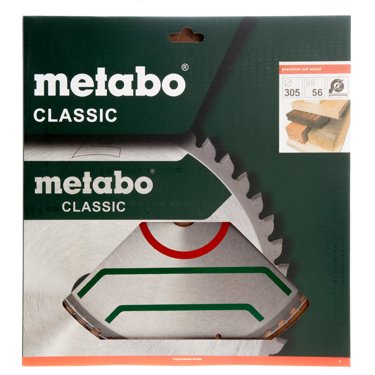 Metabo 628064000 Circular Saw Blade Precision Cut Wood Classic 305 × 30 × 56T