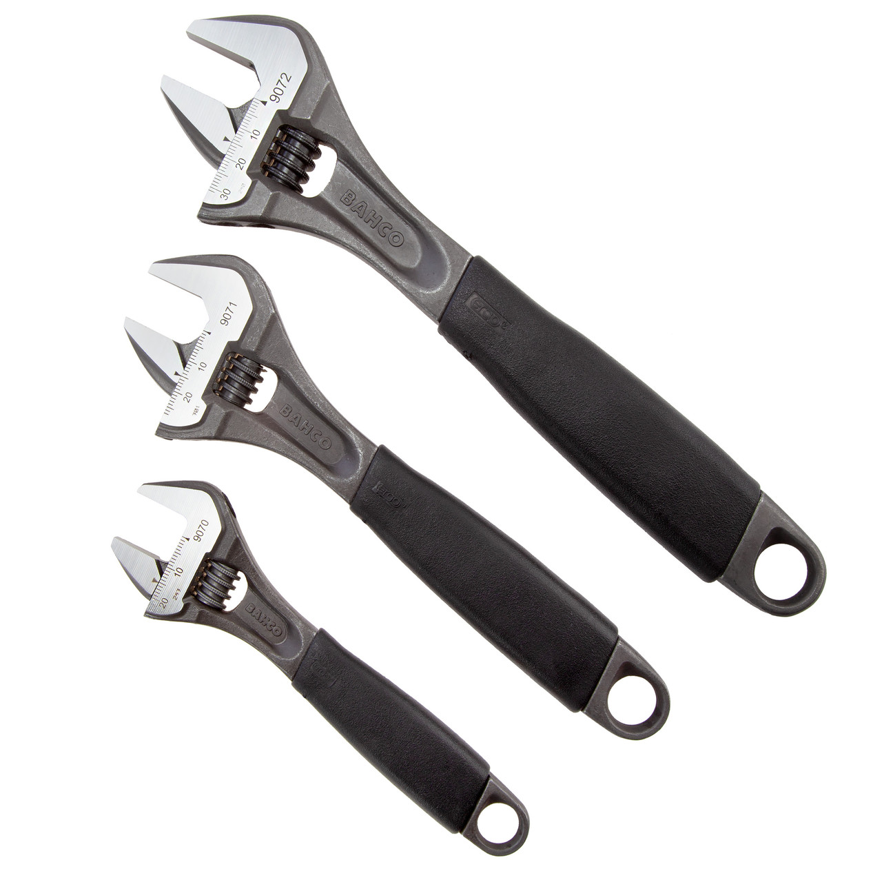 Bahco ADJUST390 3 Piece Adjustable Wrench Set