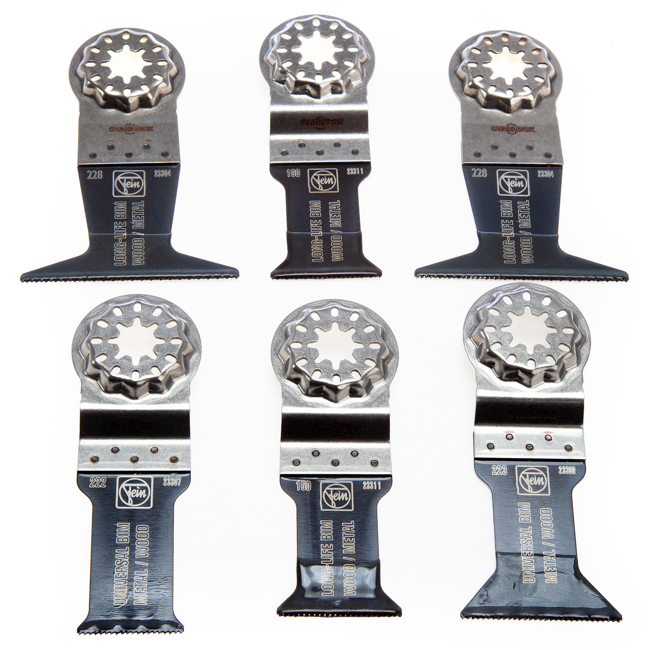Fein 35222967010 E-Cut Starlock Wood & Metal Set (6 Piece)