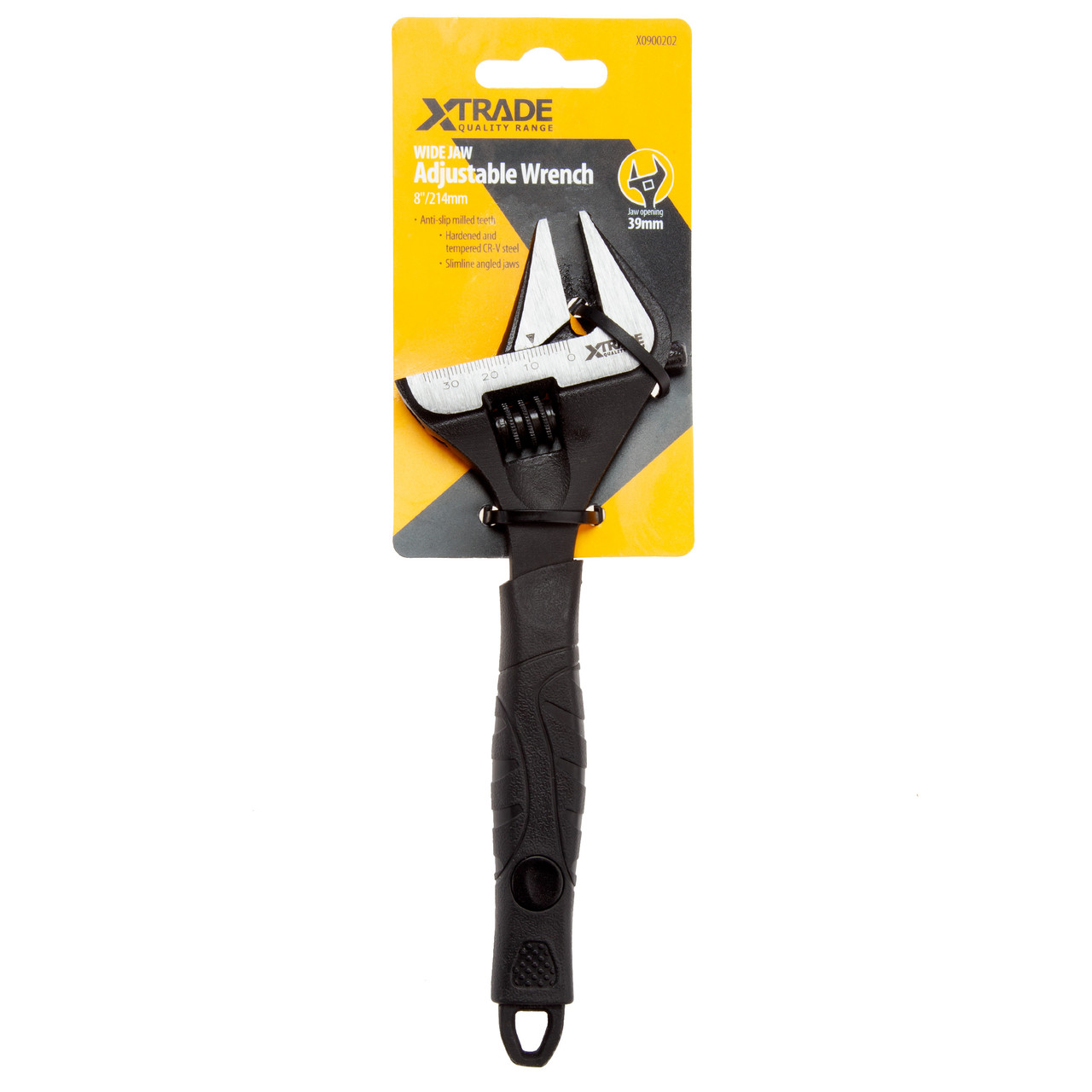 Xtrade X0900202 8” Adjustable Wrench