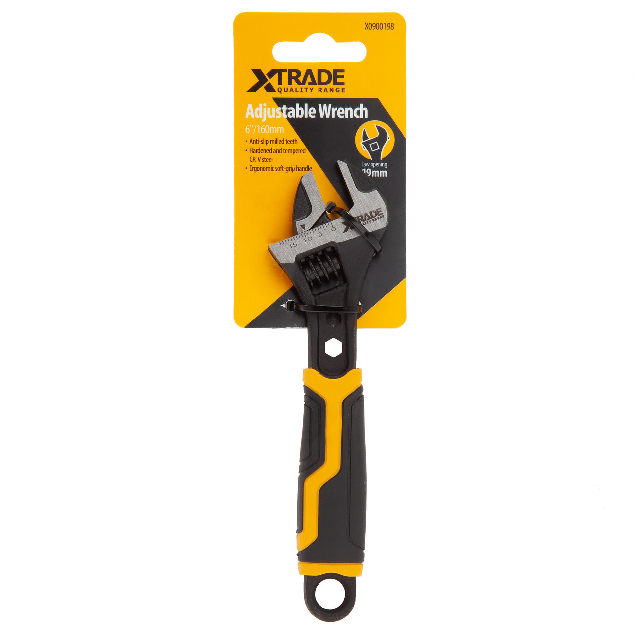 Xtrade X0900198 Adjustable Wrench 6" / 160mm