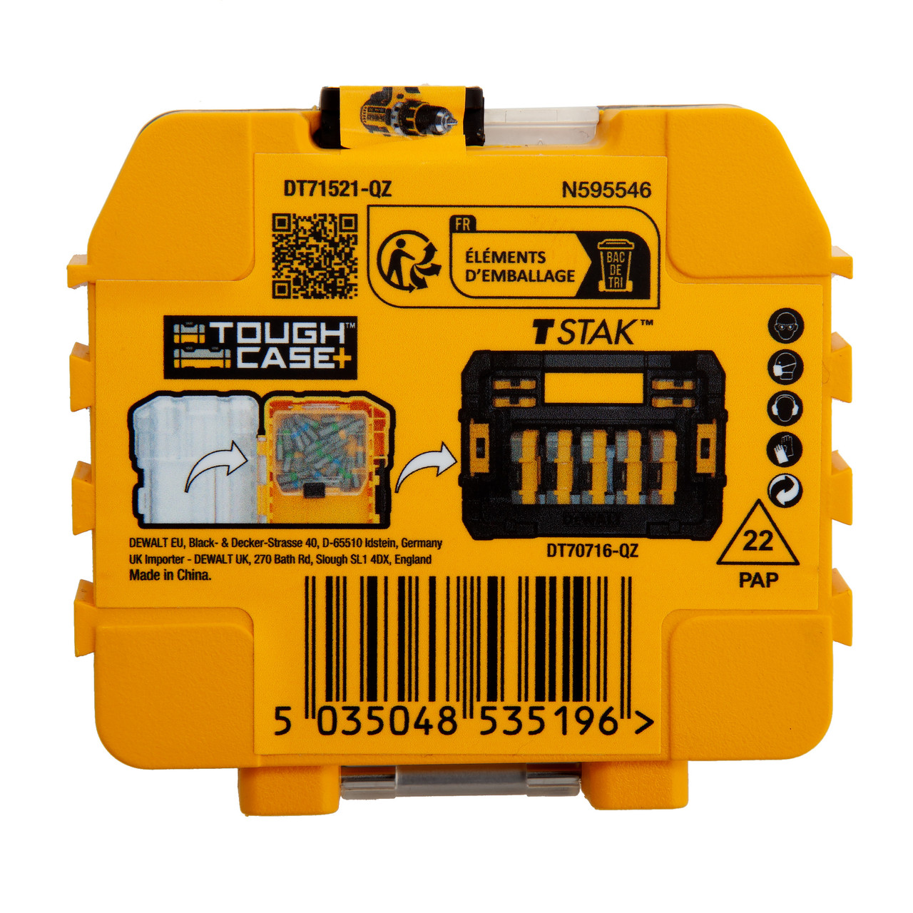 Dewalt DT71521 PZ2 × 25mm Screwdriver Bit (Pack of 25)