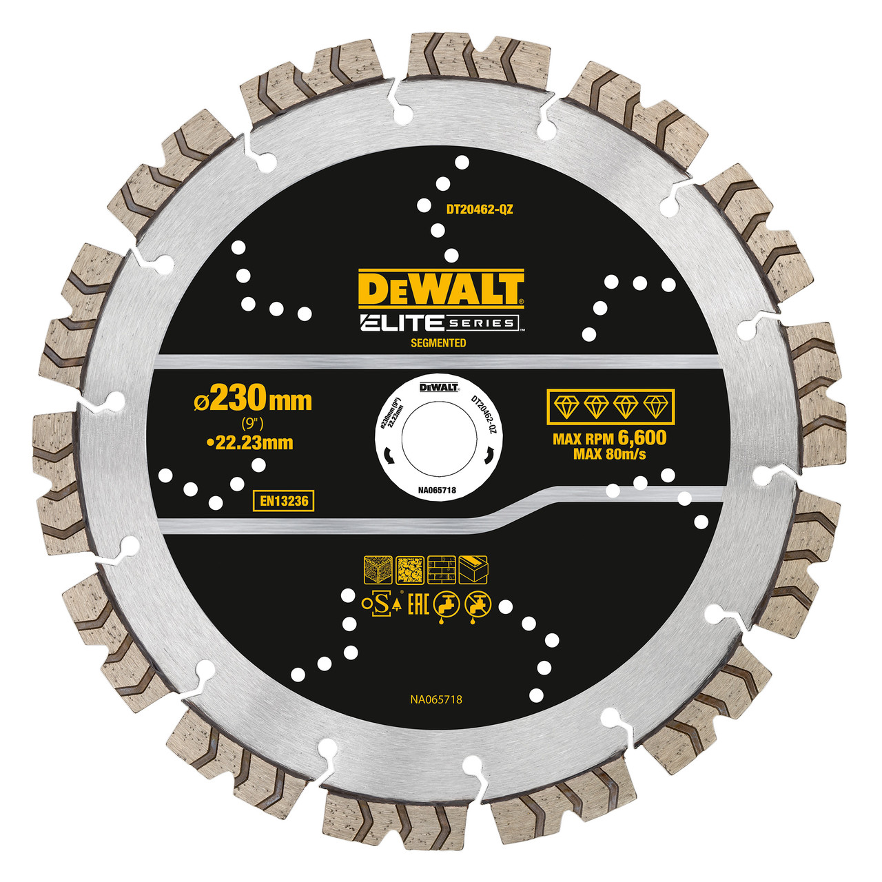 Dewalt DT20462QZ 230mm All Purpose Diamond Segmented Wheel