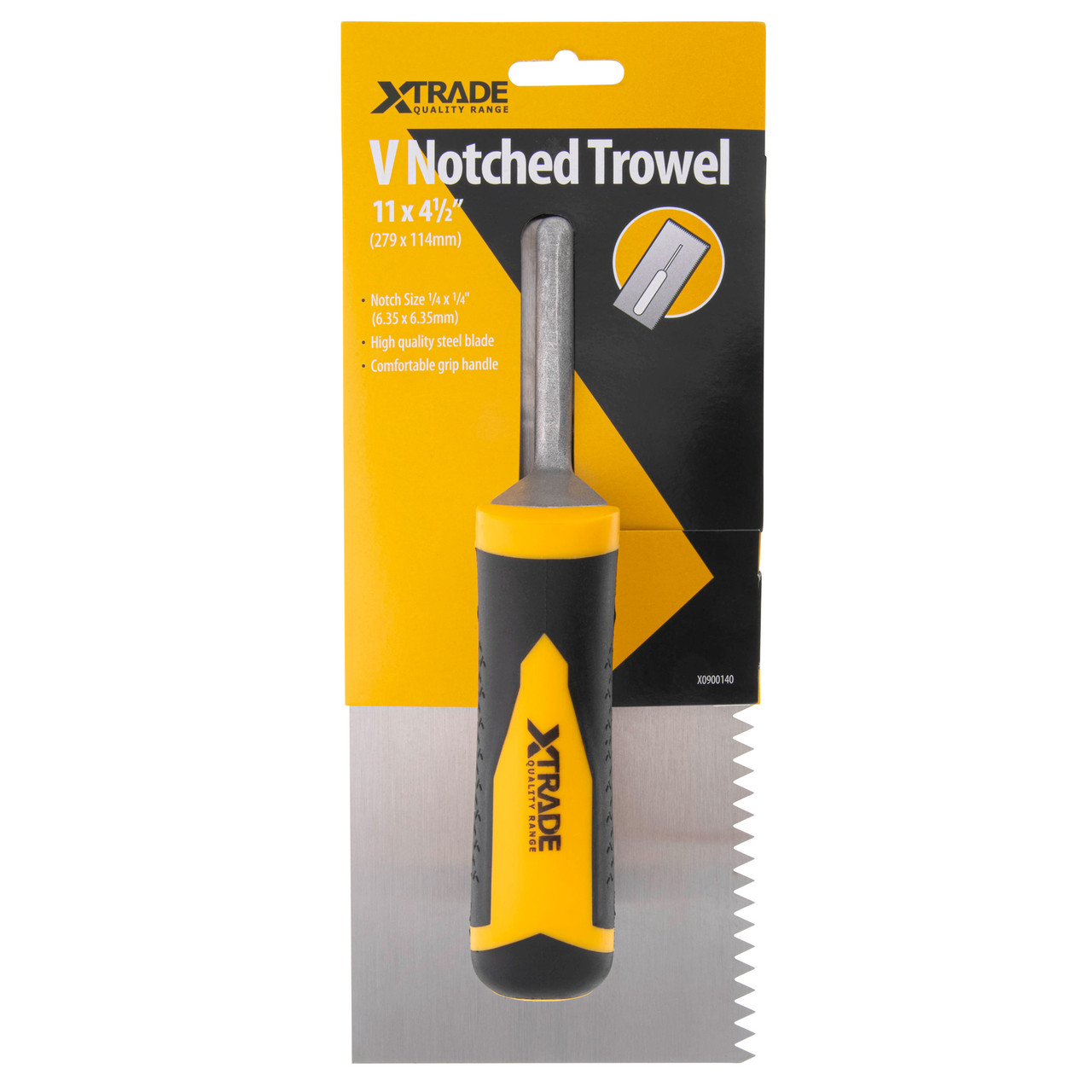 Xtrade X0900140 11" V-Notched Trowel