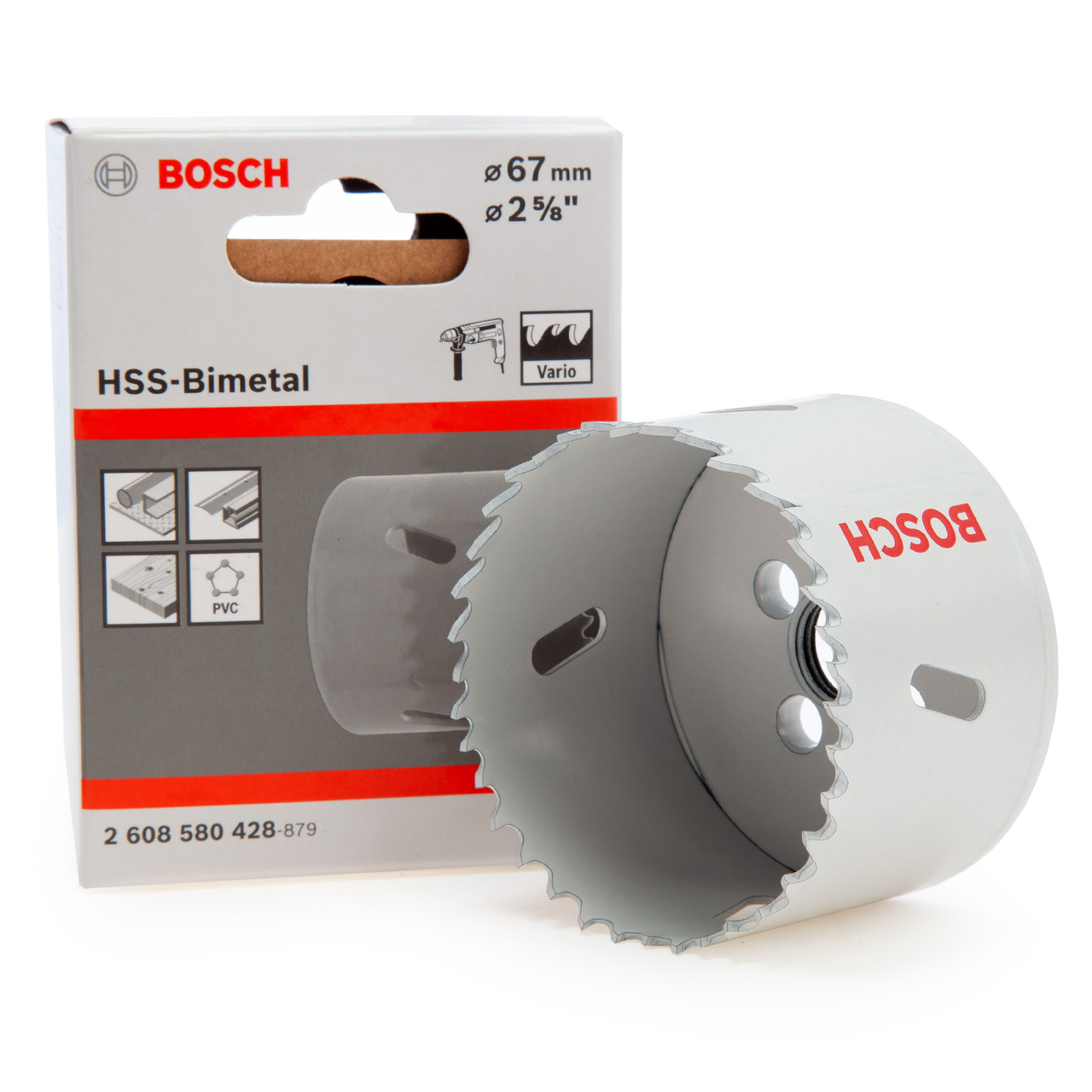 Bosch 2608580428 HSS Bi-Metal Hole Saw 67mm