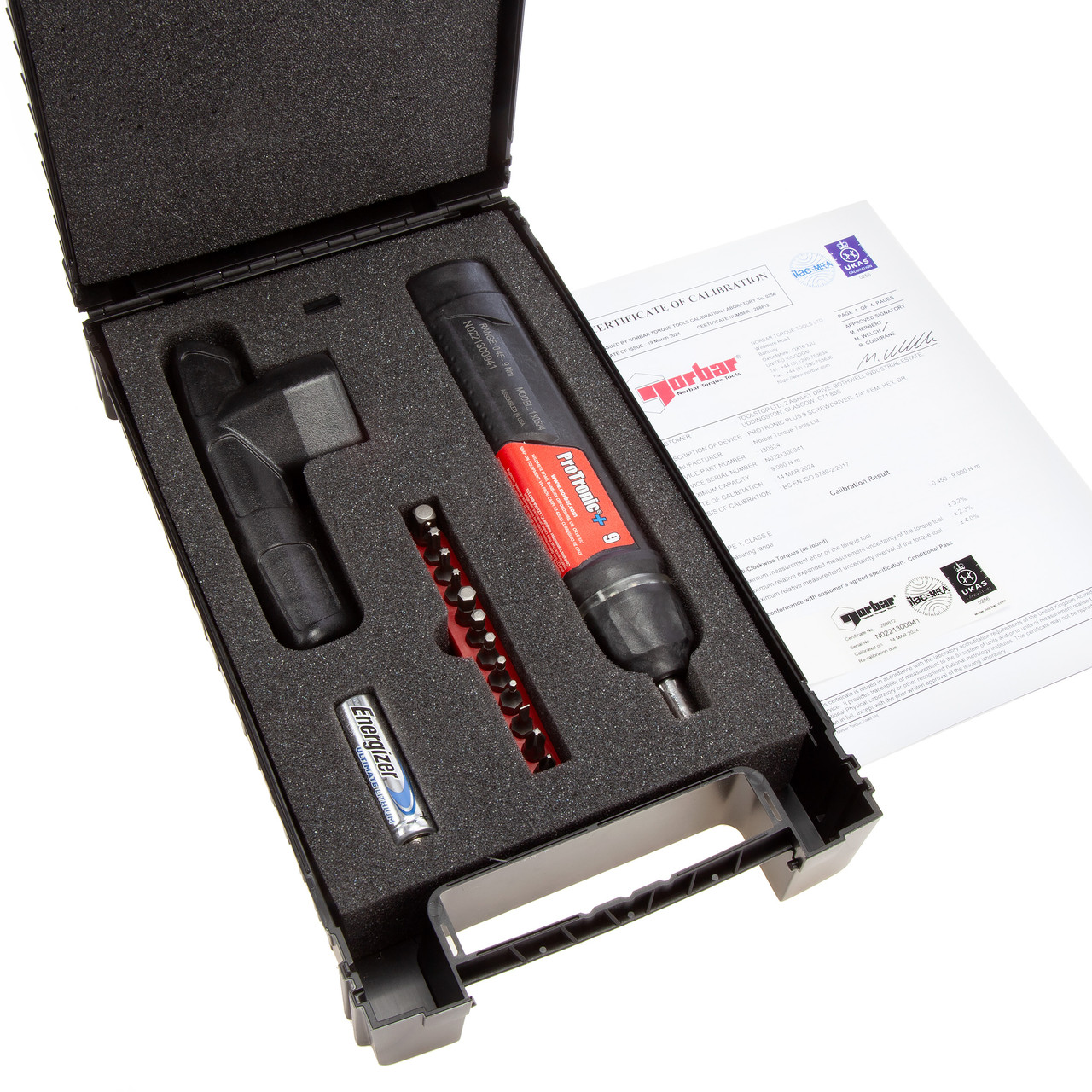 Norbar 130524 ProTronic Plus 0.45-9 N·m Electronic Screwdriver