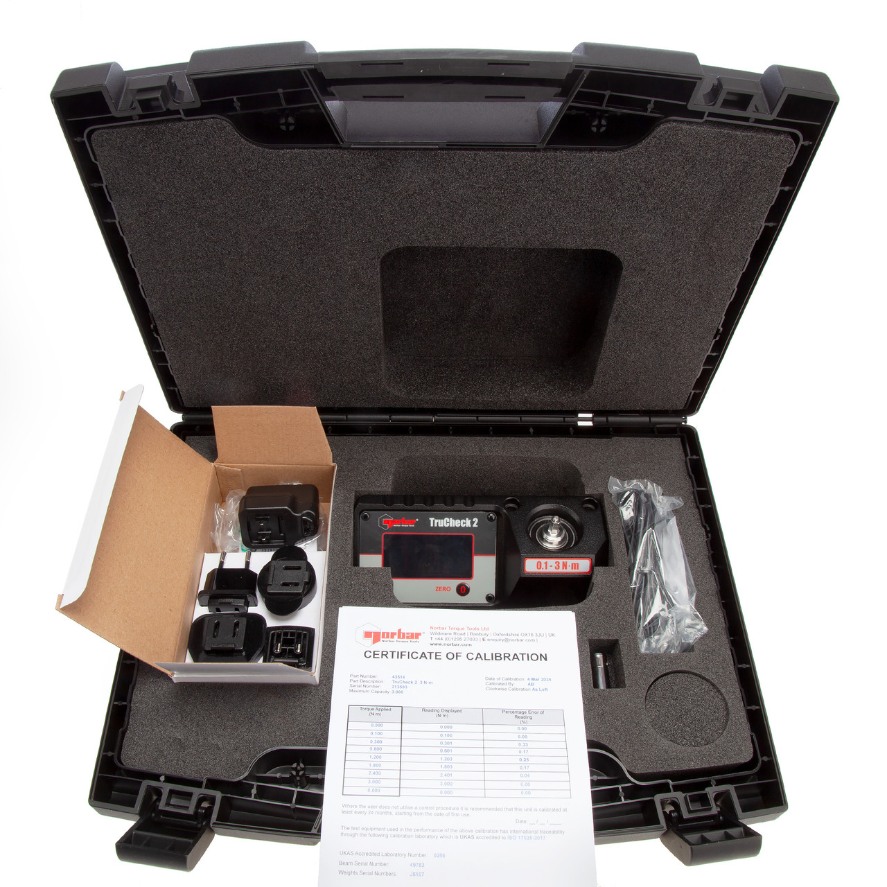 Norbar 43514 0.1-3 N·m Torque Wrench Checker