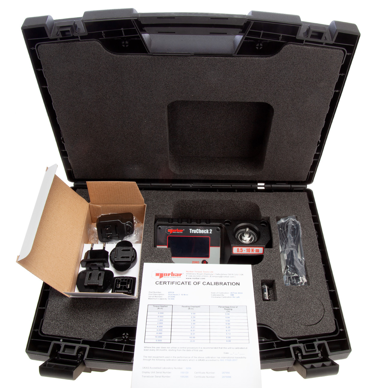 Norbar 43516 TruCheck 2 Torque Wrench Checker 0.5-10 N·m