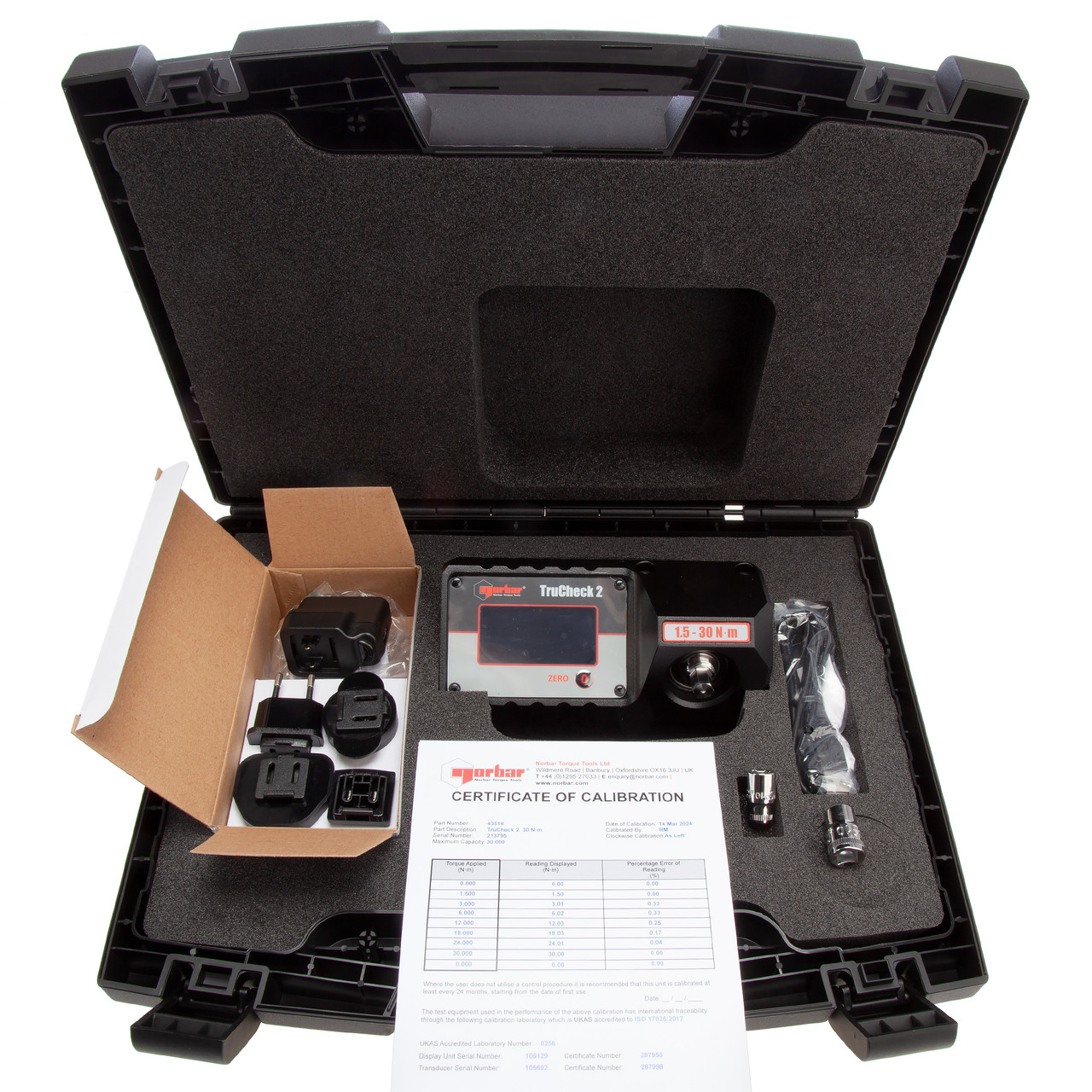 Norbar 43518 TruCheck 2 Torque Wrench Checker 1.5-30 N·m