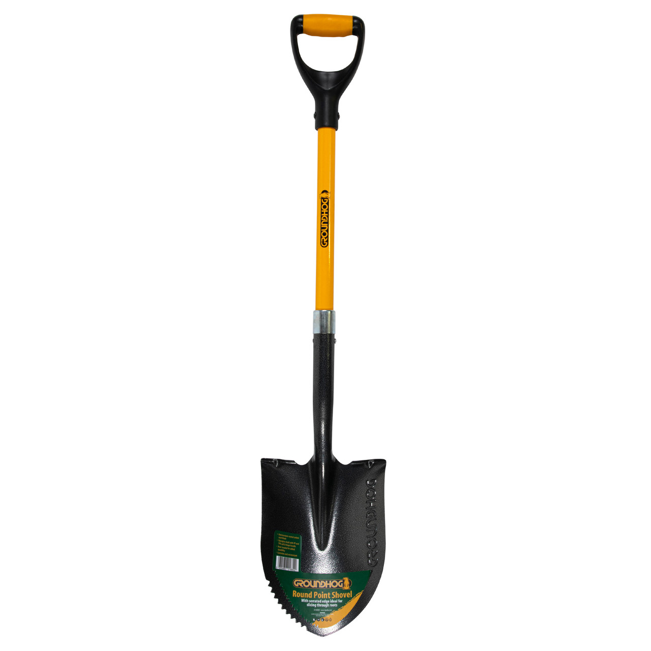 Groundhog G13000076 Round Point Shovel