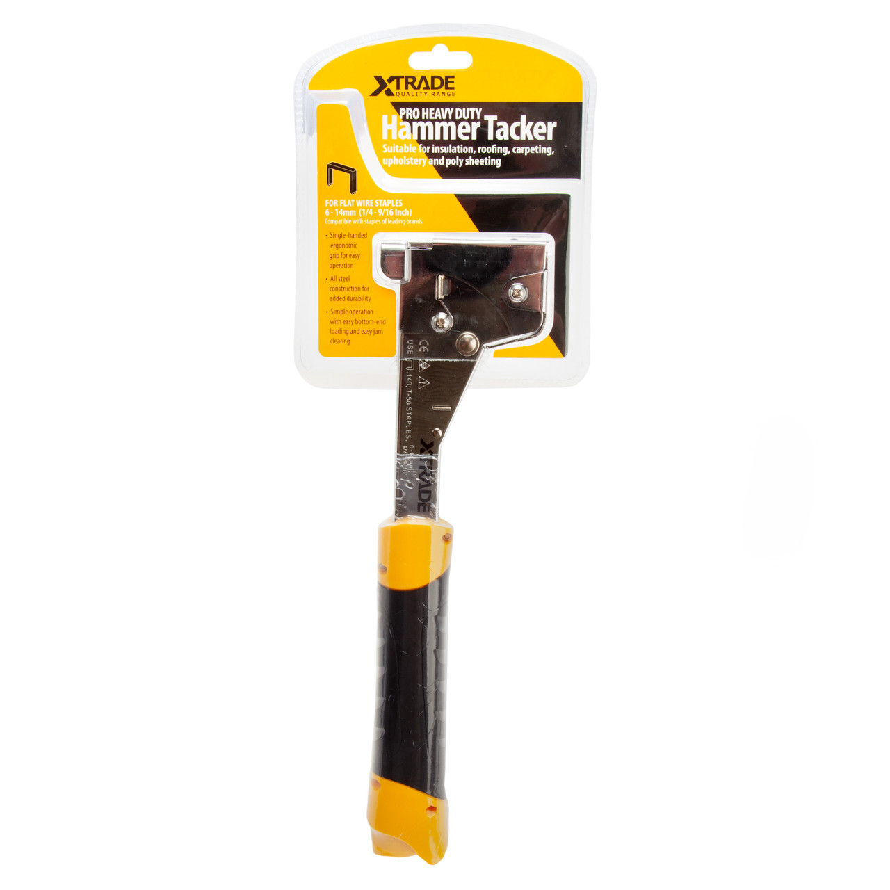 Xtrade X0900209 PRO Heavy-Duty Hammer Tacker