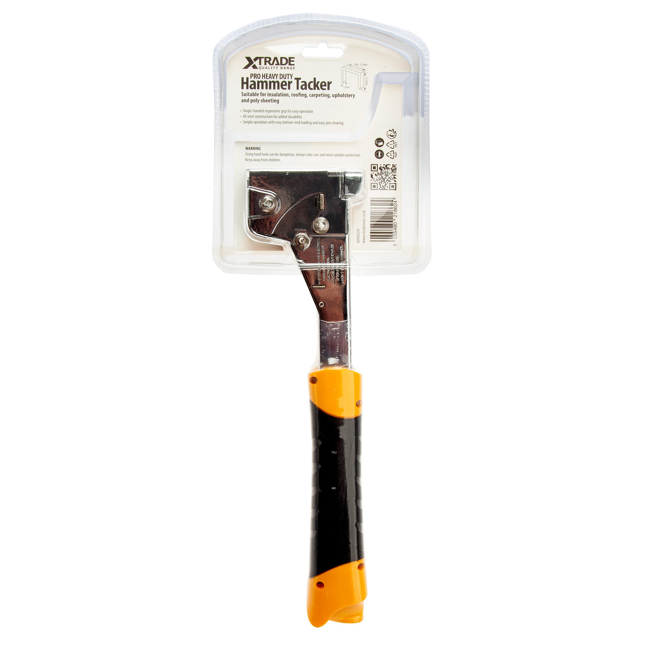 Xtrade X0900209 PRO Heavy-Duty Hammer Tacker