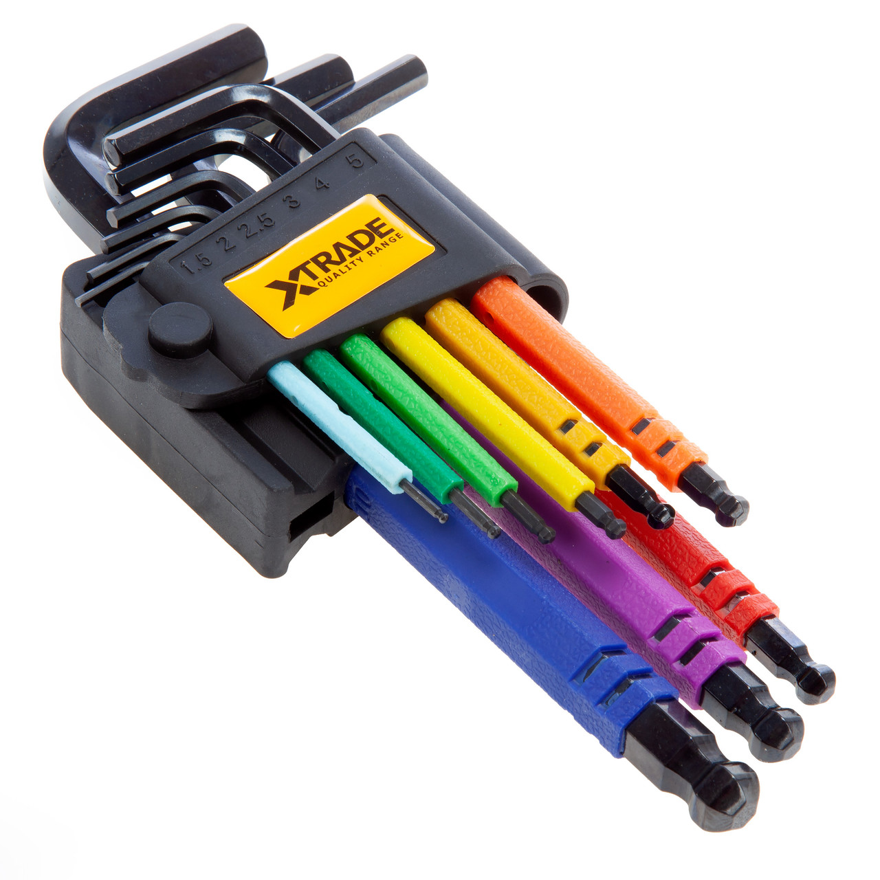 Xtrade X0900210 9 Piece Long Arm Ball-End Hex Key Set