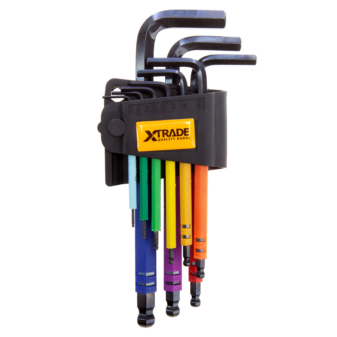 Xtrade X0900210 9 Piece Long Arm Ball-End Hex Key Set