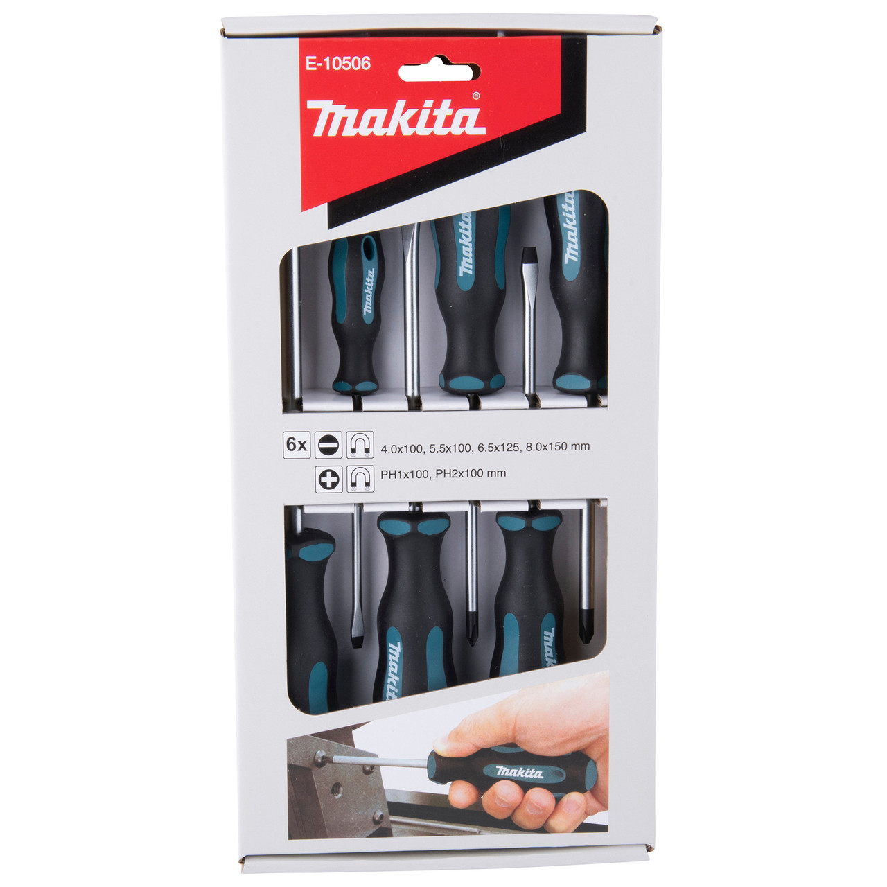 Makita E10506 6 Piece Screwdriver Set